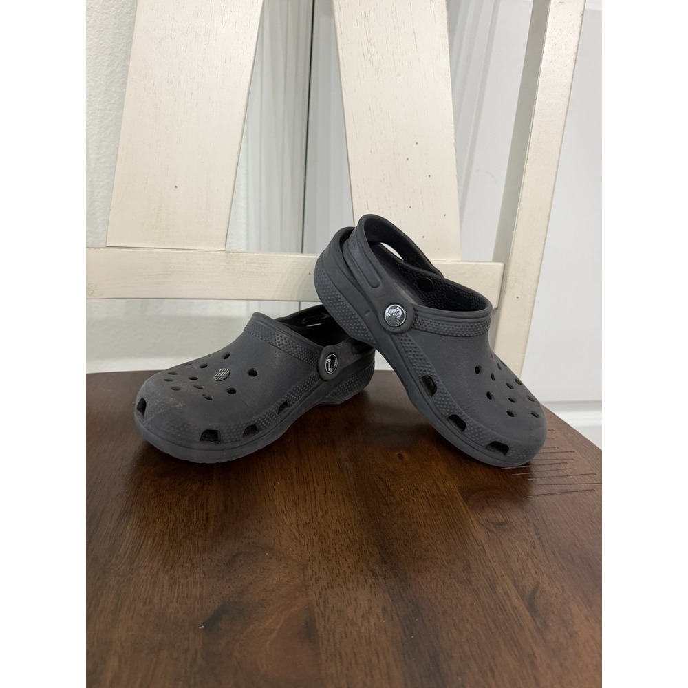 Crocs Classic Clog Unisex Kids US 12/1 Black Slip On Clog Sandals